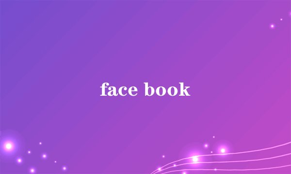 face book