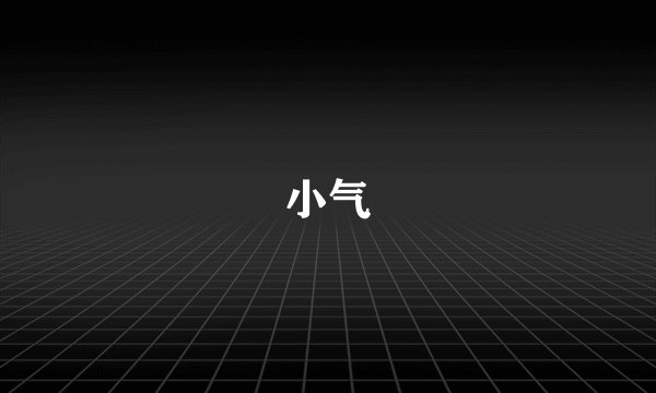 小气