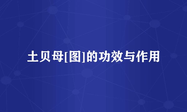 土贝母[图]的功效与作用