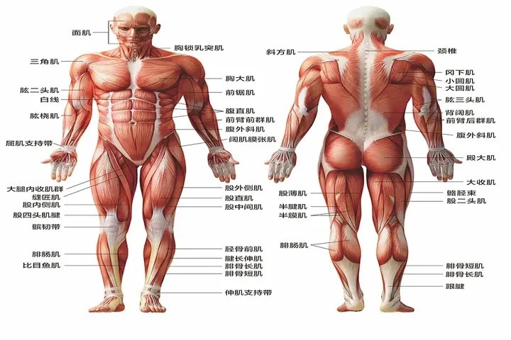 人体解剖图骨骼图