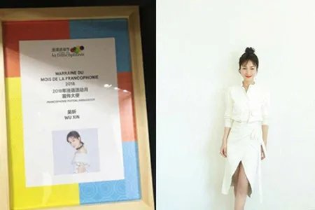 吴昕法语宣传大使 东北赫本回应造型被嘲