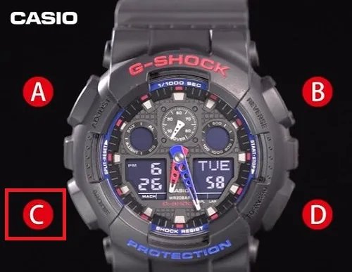 卡西欧手调时间步骤