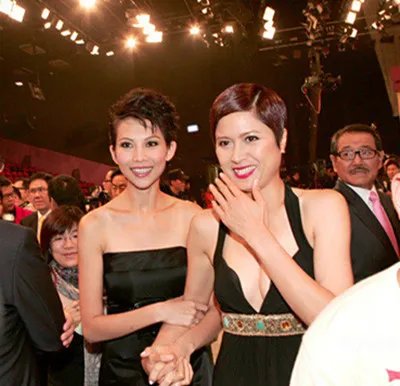 2013年tvb台庆颁奖典礼 田蕊妮获双料视后