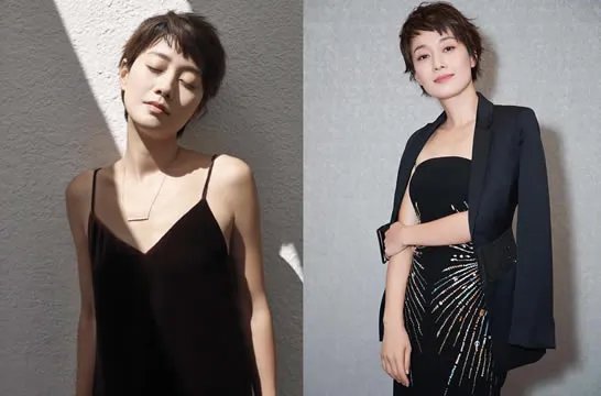 马伊琍复古羽毛裙:身材曲线完美又惊艳