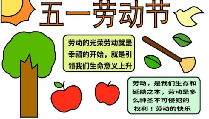 五一劳动节手抄报简单又漂亮字少 关于劳动的手抄报怎么做