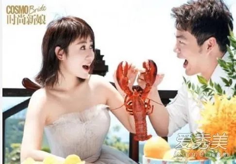 马丽首曝婚纱照，另一半是谁？