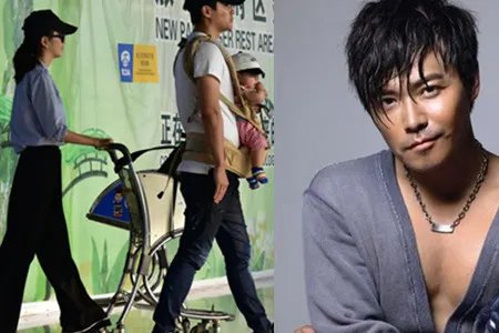 陈思诚抱孩子现身 姿势娴熟十足奶爸范