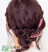 盘发图解100种_盘发步骤图解大全