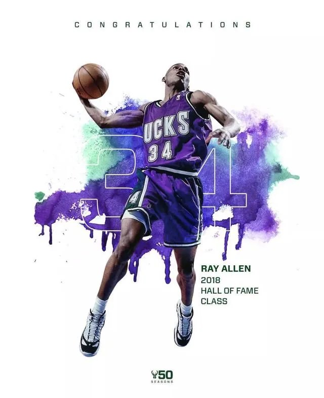 雷阿伦正式进入名人堂,你怎么看?