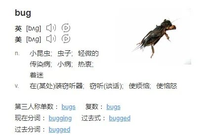bug是什么意思详细介绍