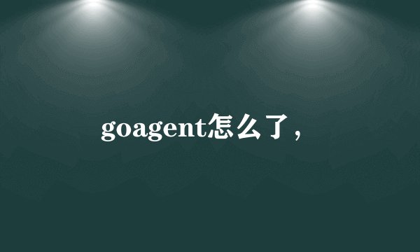 goagent怎么了，