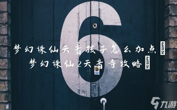 梦幻诛仙天音孩子怎么加点 梦幻诛仙2天音寺攻略