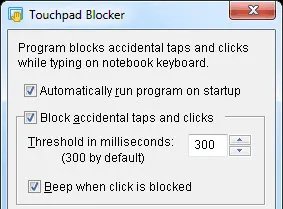 touchpad blocker