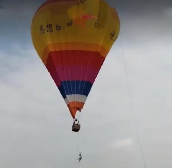 湖南株洲一男子从热气球坠亡,现场到底发生了什么?