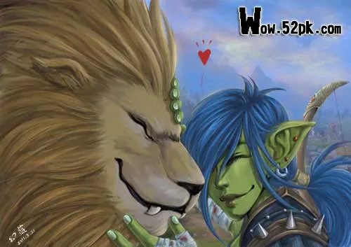 玩家手绘：抓到森巴斯的可爱地精猎人