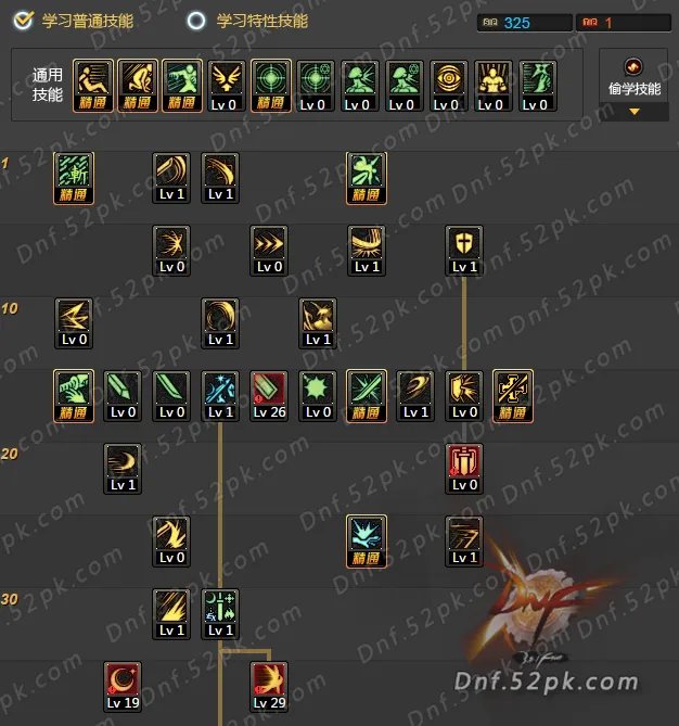 DNF剑宗二觉刷图加点汇总 史上最全10大流派