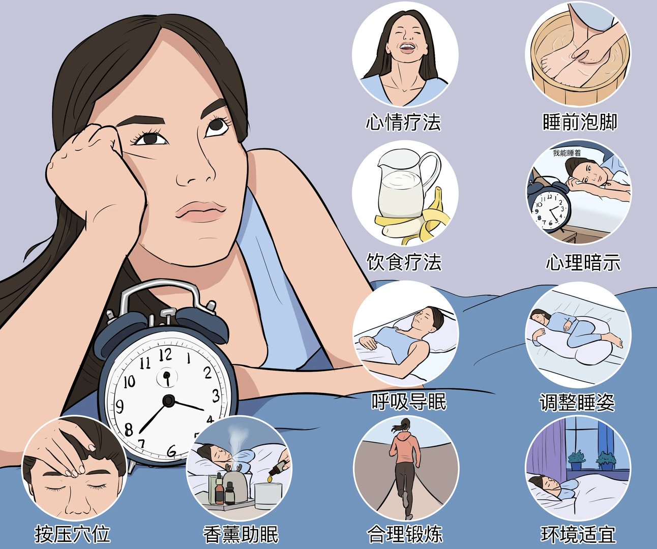 治疗失眠有效10个小妙招