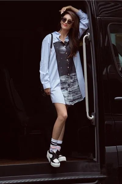 【张雨绮最新街拍】张雨绮纽约街拍美出新高度（组图）