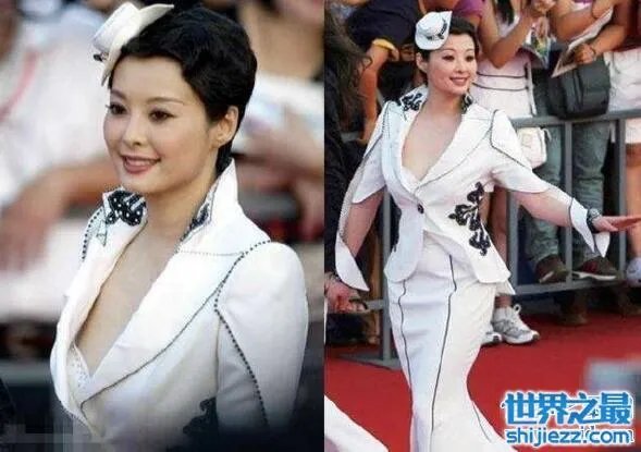 袁立图片一件都没有穿秀身材，44岁袁立恋上老头 