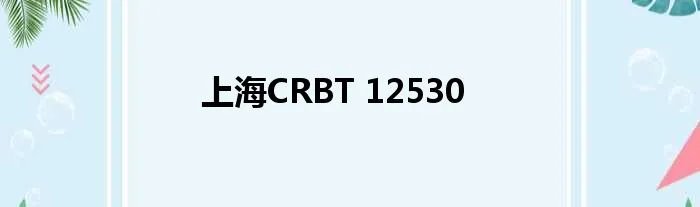 上海CRBT 12530