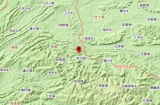 四川宜宾3.9级地震，震中位于哪里？