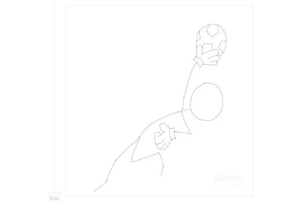 如何画火柴人九尾