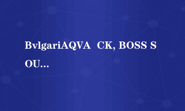BvlgariAQVA  CK, BOSS SOUL和Buberry的Touch,DAVIDOFF200多能买到吗?