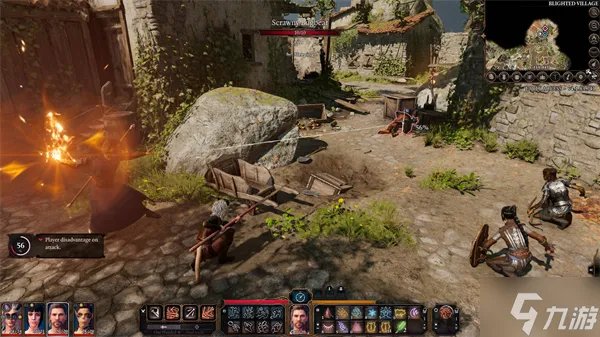 《博德之门3》复仇之炉松动石头弄开方法