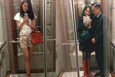 李嘉欣电梯间自拍 结婚十周年Michele深情告白许晋亨