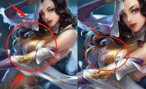 王者荣耀女英雄被掐胸：胸部罩杯排行图