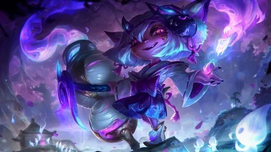 《LOL》灵魂莲华皮肤预览 武魂瑟提少女辛德拉神中神
