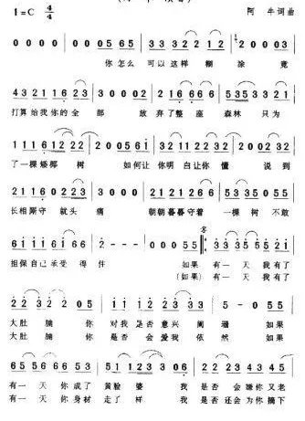 如果有一天我有了大肚腩歌名是什么？