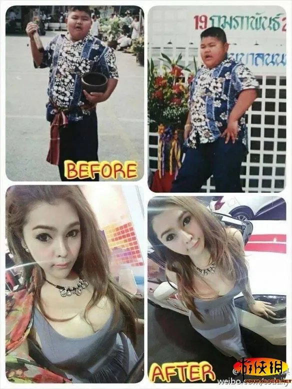 逆天的节奏，泰国小胖墩变性成辣妹！网友纷纷惊呆了