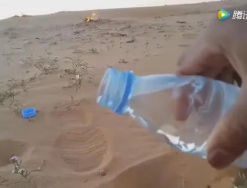 沙漠中倒下水接下来现惊奇一幕（组图）