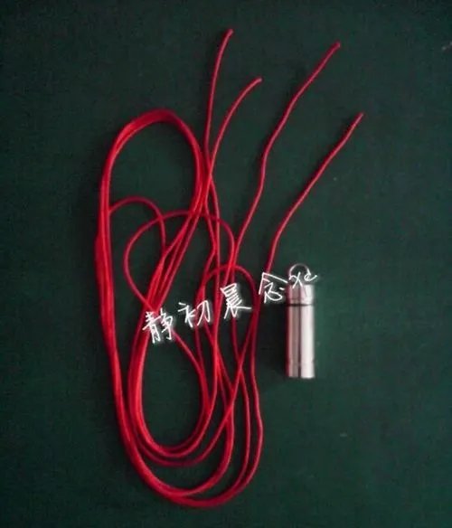 手工编织:红绳项链的简单编法