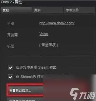 《dota2》国服启动项设置方法介绍