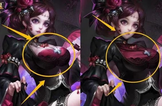 王者荣耀女英雄被掐胸：胸部罩杯排行图