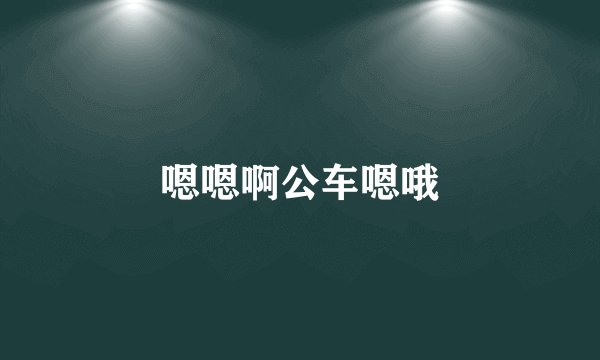 嗯嗯啊公车嗯哦