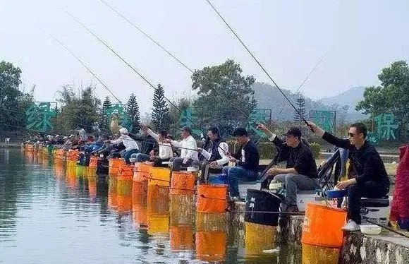 武汉一鱼场上百人清晨百米冲刺抢钓鱼位，这种场景像什么？