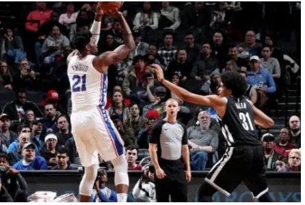 76人大胜篮网了吗？