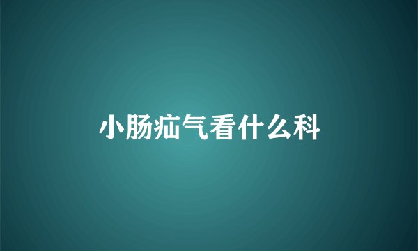 小肠疝气看什么科