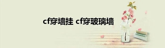 cf穿墙挂 cf穿玻璃墙