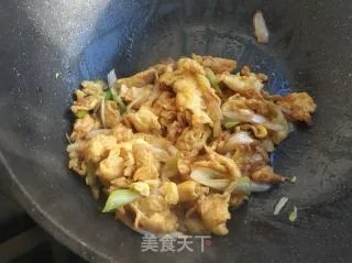 大葱炒鸡蛋