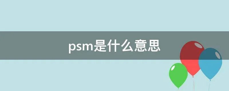 psm是什么意思