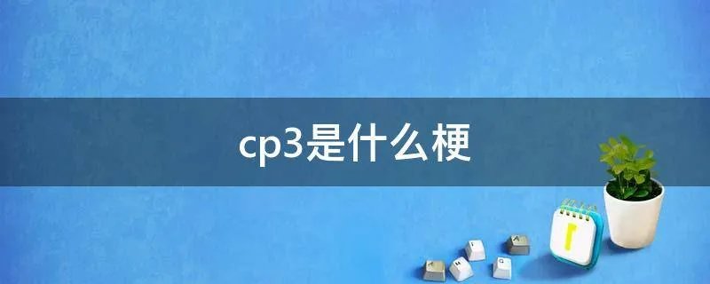 cp3是什么梗