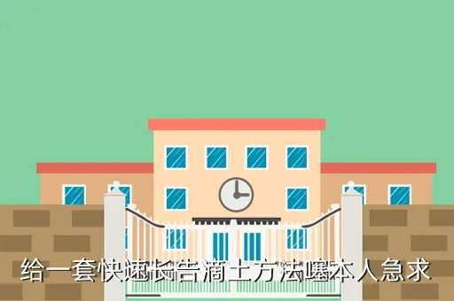 19年高考惨了，给一套快速长告滴土方法噻本人急求