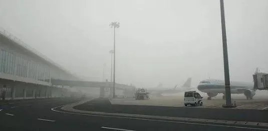 海南多市大雾预警 海口美兰机场航班停止起飞