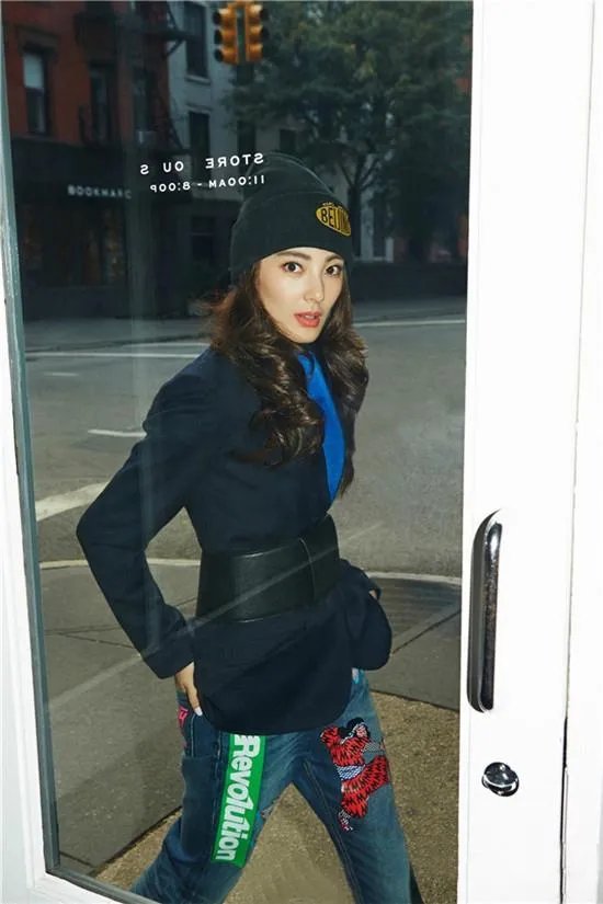 【张雨绮最新街拍】张雨绮纽约街拍美出新高度（组图）