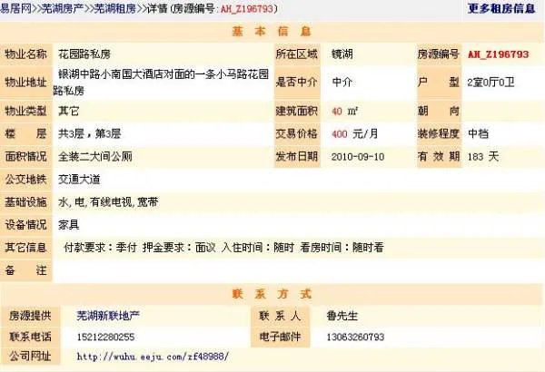 我想在芜湖租房，我一个人住，大家给点意见吧！