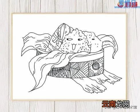 粽子绘画大赛 粽子画大全